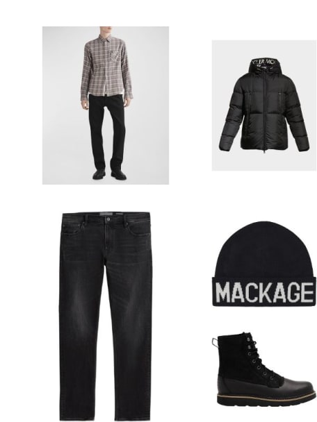Men's Kiko Wool-Knit Logo Beanie Hat
