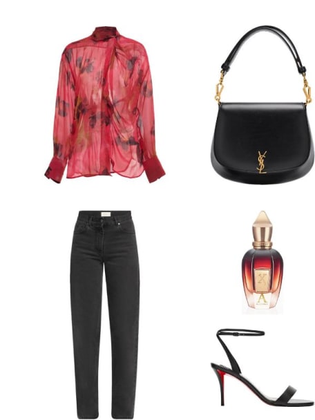 Miss Z Leather Red Sole Sandals