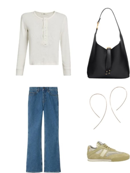 Kick Mesh and Leather Low-Top Sneakers