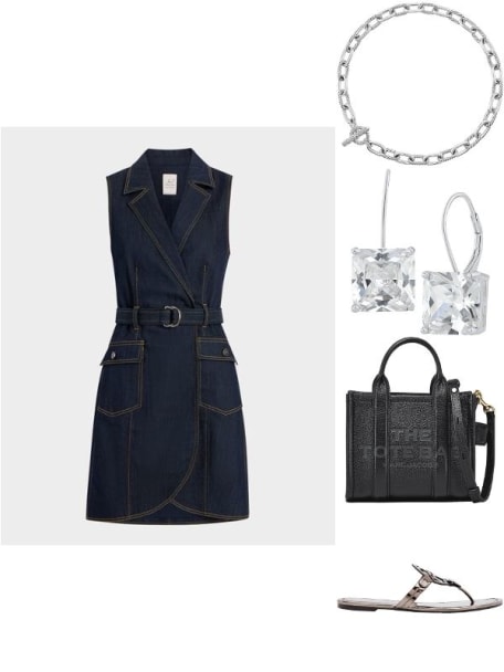 The Leather Crossbody Tote Bag