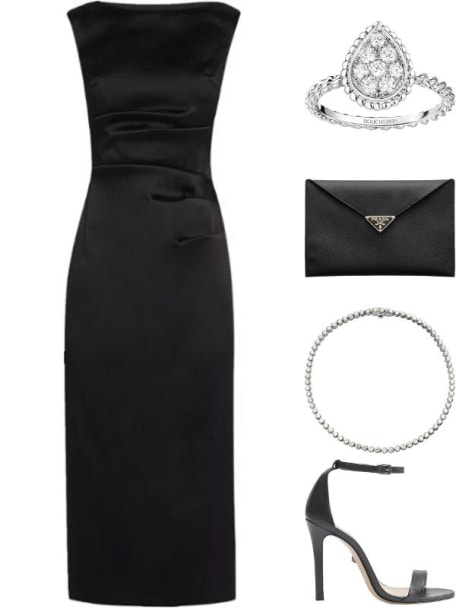 Saffiano Leather Envelope Clutch