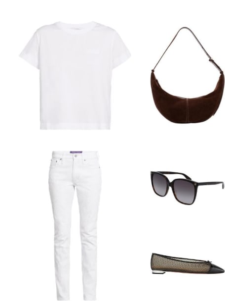 Square Acetate Sunglasses w/ Interlocking G Detail