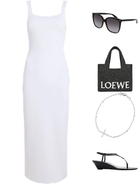Square Acetate Sunglasses w/ Interlocking G Detail