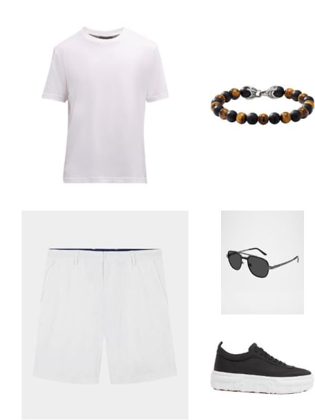 Men's Choukario Nylon Platform Sneakers