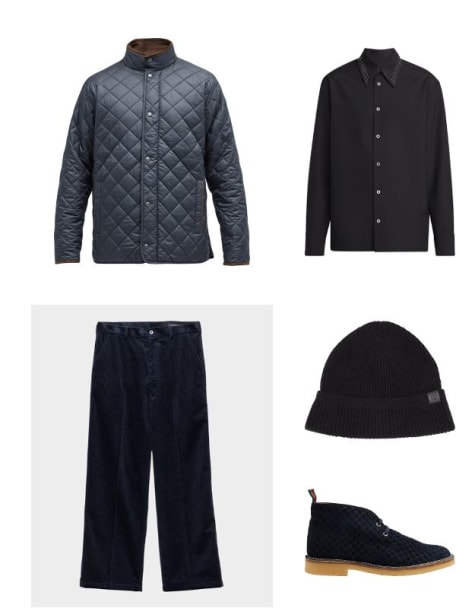 Men's Wool-Cashmere Beanie Hat