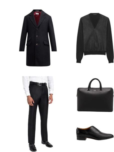 Men's Adel Double G Leather Oxfords