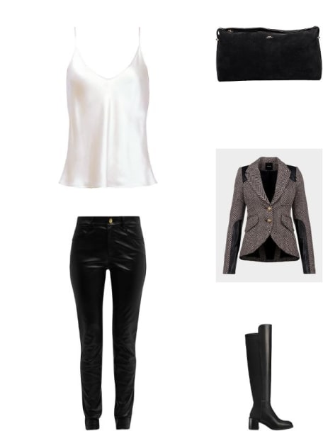 Herringbone Saddle Patch Equestrian Blazer