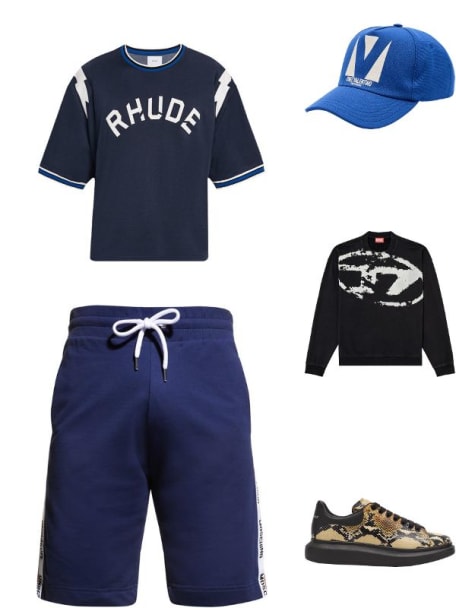 Men's S-BOXT-N5 Oversized D-Logo Sweatshirt