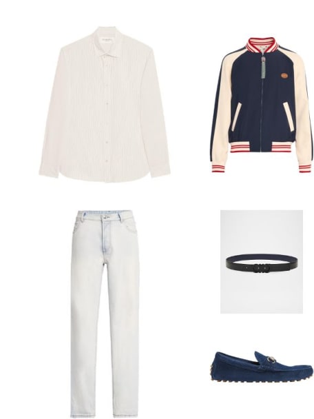 Men's Gancini-Buckle Double Adjustable Leather Belt