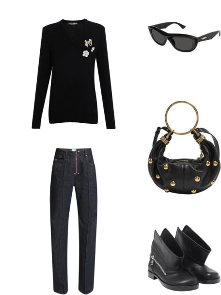 Leather Zip Biker Booties