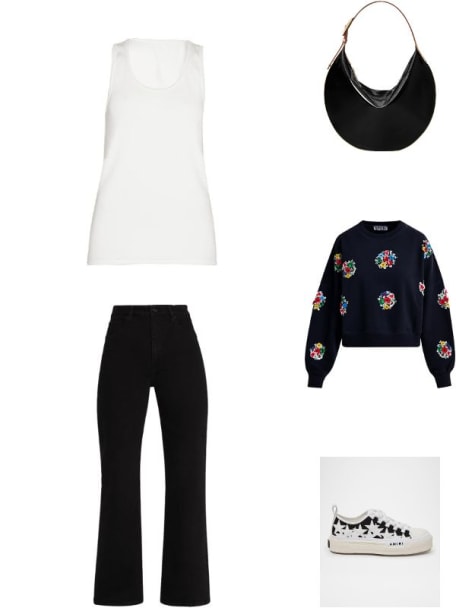 Stars Low-Top Canvas Platform Sneakers