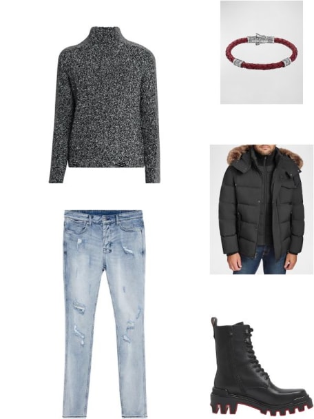 Men's Trott Dune Lugged Leather Combat Boots