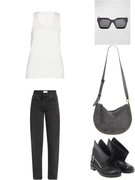 Leather Zip Biker Booties