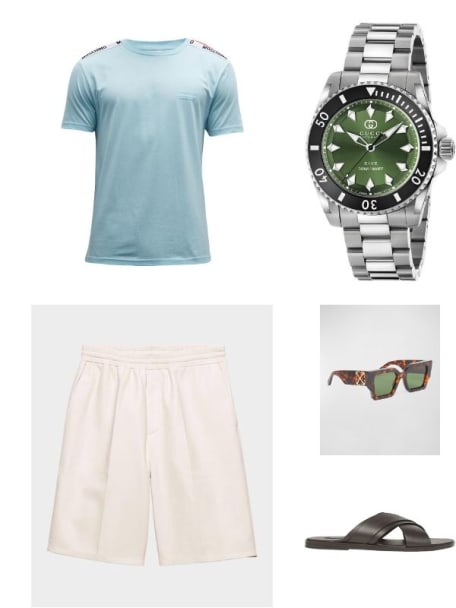 Men's Catalina Acetate Square Sunglasses