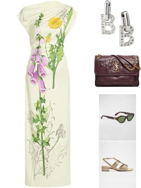 Niki Medium YSL Shoulder Bag in Vintage Leather