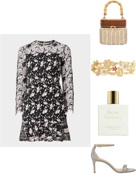 Gwyneth Raffia & Leather Crossbody Bag