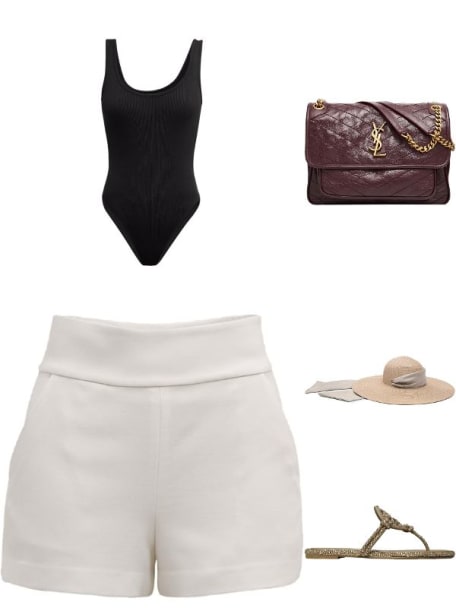 Niki Medium YSL Shoulder Bag in Vintage Leather