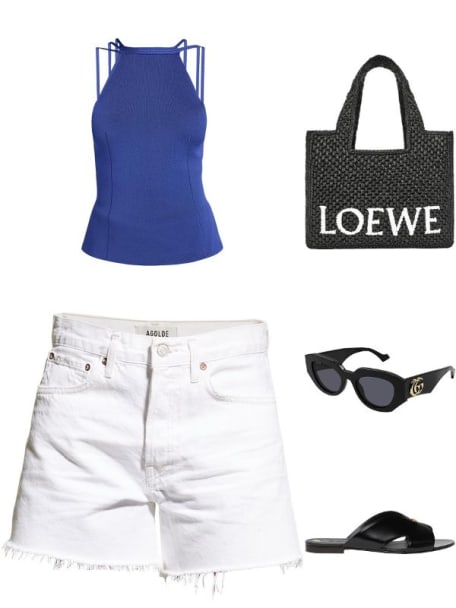 Geometric Acetate Butterfly Sunglasses