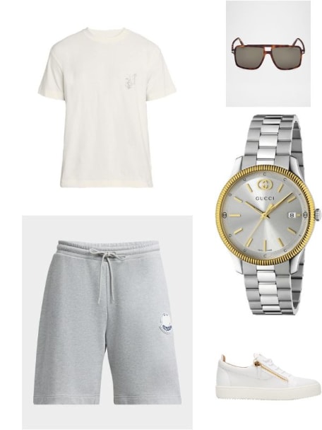 Men's GZ94 Leather Low-Top Sneakers