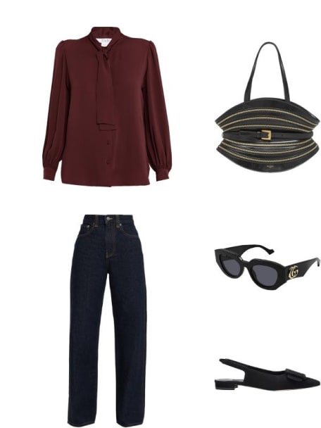 Geometric Acetate Butterfly Sunglasses