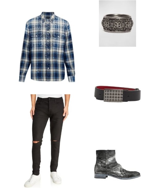 Men's Van Winkly Ace Distressed Jeans