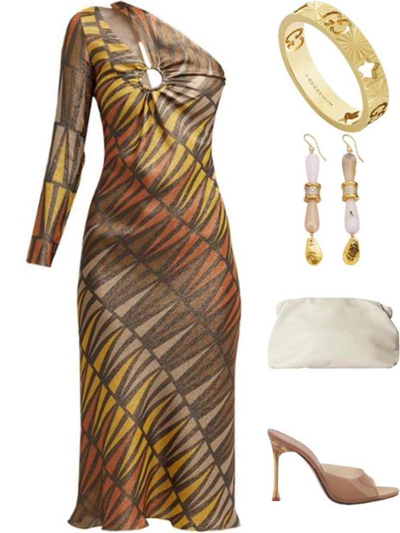 amina muaddi clear sandals