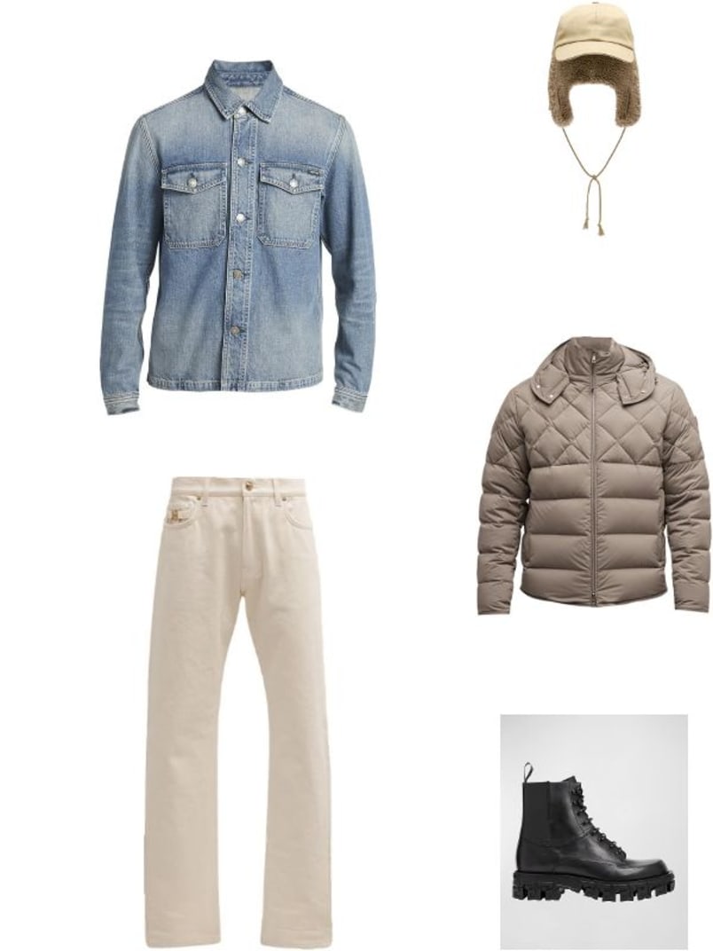 Moncler Men's Cecaud Quilted Down Jacket Neiman Marcus