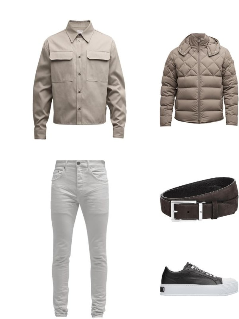 Moncler Men's Cecaud Quilted Down Jacket Neiman Marcus