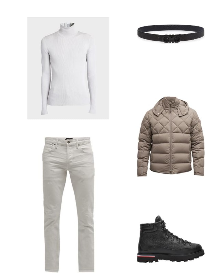 Moncler Men's Cecaud Quilted Down Jacket Neiman Marcus