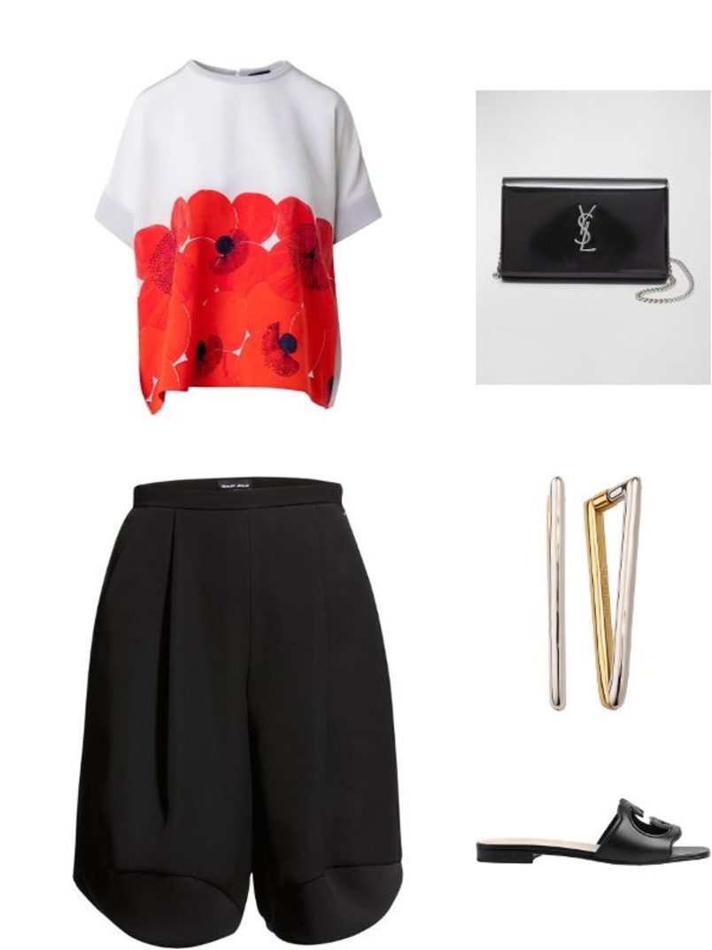 パンツ GIORGIO ARMANI Women Shorts  Burmudas GW000168 TE10071 001 Giorgio Armani Techno Cady Bermuda Shorts | Neiman Marcus