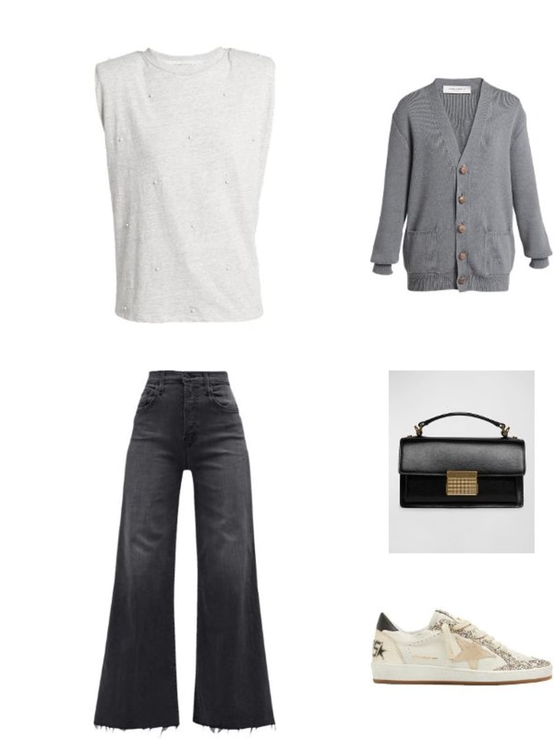 Golden Goose Knit Logo Cardigan | Neiman Marcus