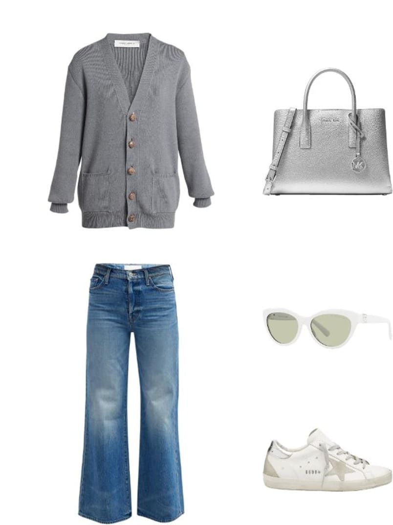 Golden Goose Knit Logo Cardigan | Neiman Marcus Golden Goose Knit Logo Cardigan | Neiman Marcus