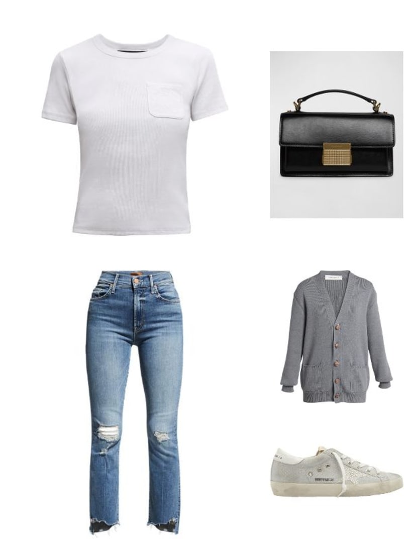 Golden Goose Knit Logo Cardigan | Neiman Marcus