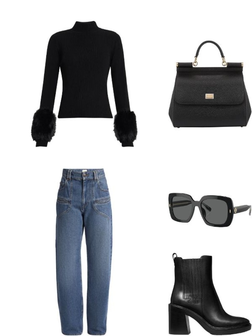 【Isabel Marant】 Betianeワイドレッグジーンズ Isabel Marant Betiane Yoked Wide-Leg Denim Jeans | Neiman Marcus