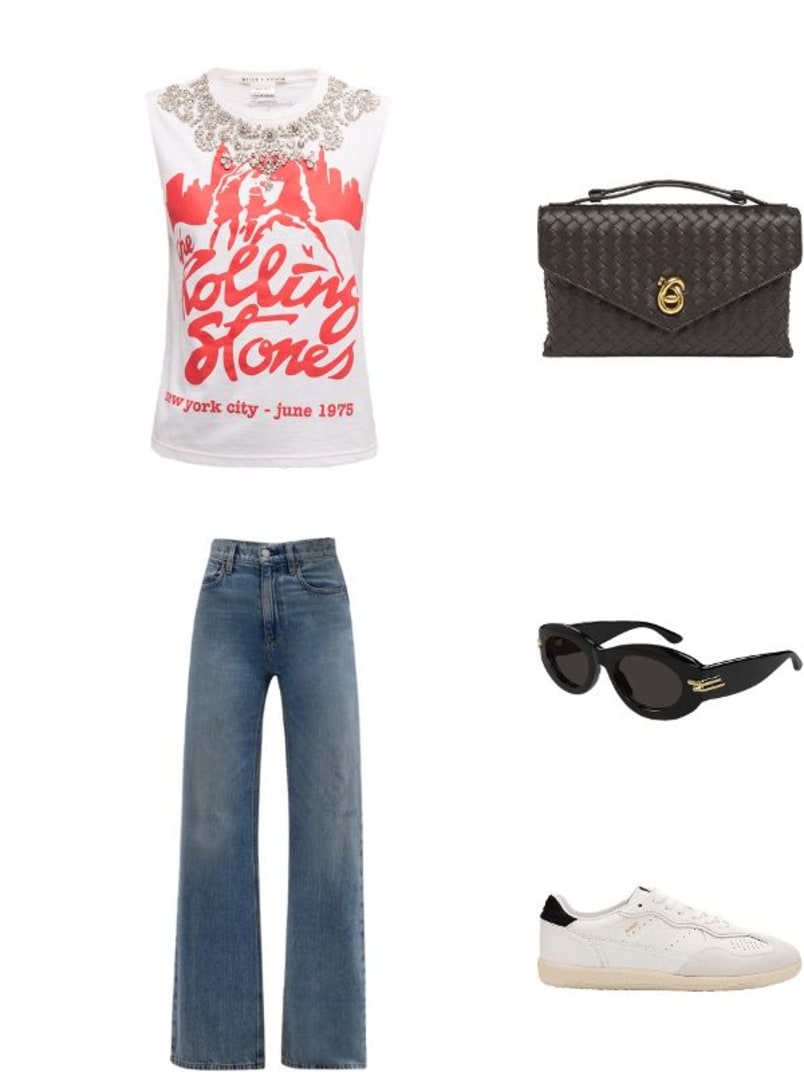 Alice & Olivia Micah Embellished Tank