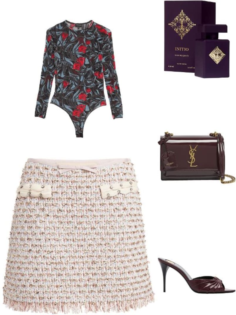 Sunset Small YSL Crossbody Bag in Patent Leather 