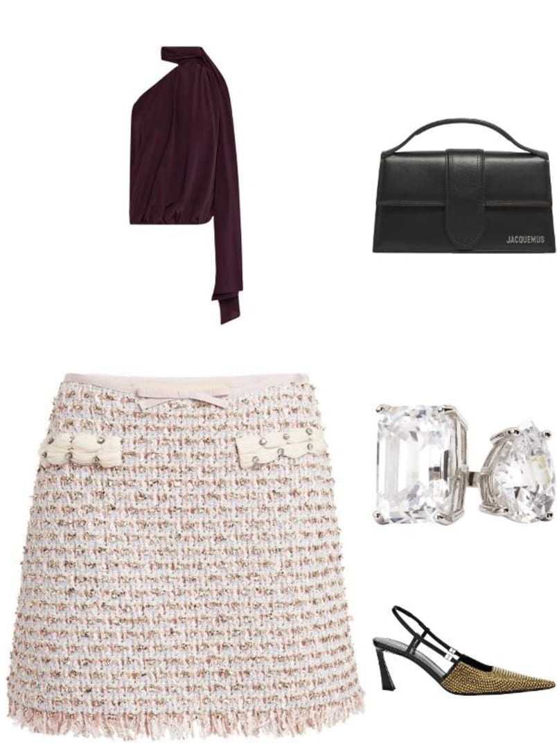 Shimmer Strass Slingback Pumps