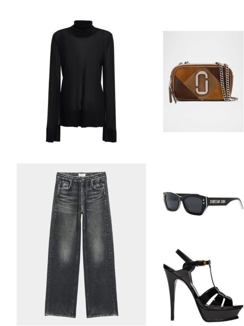 The Snapshot Patchwork Leather Crossbody Bag