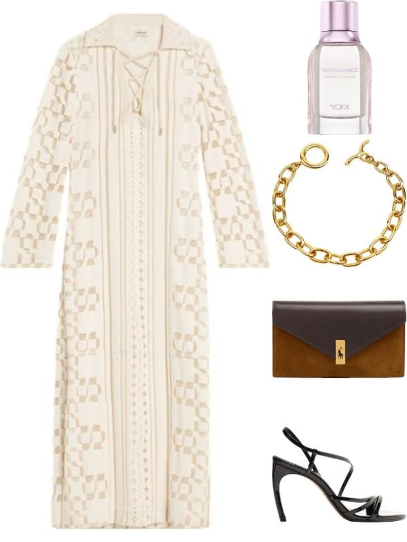 Wiliama Lace-Up Maxi Dress