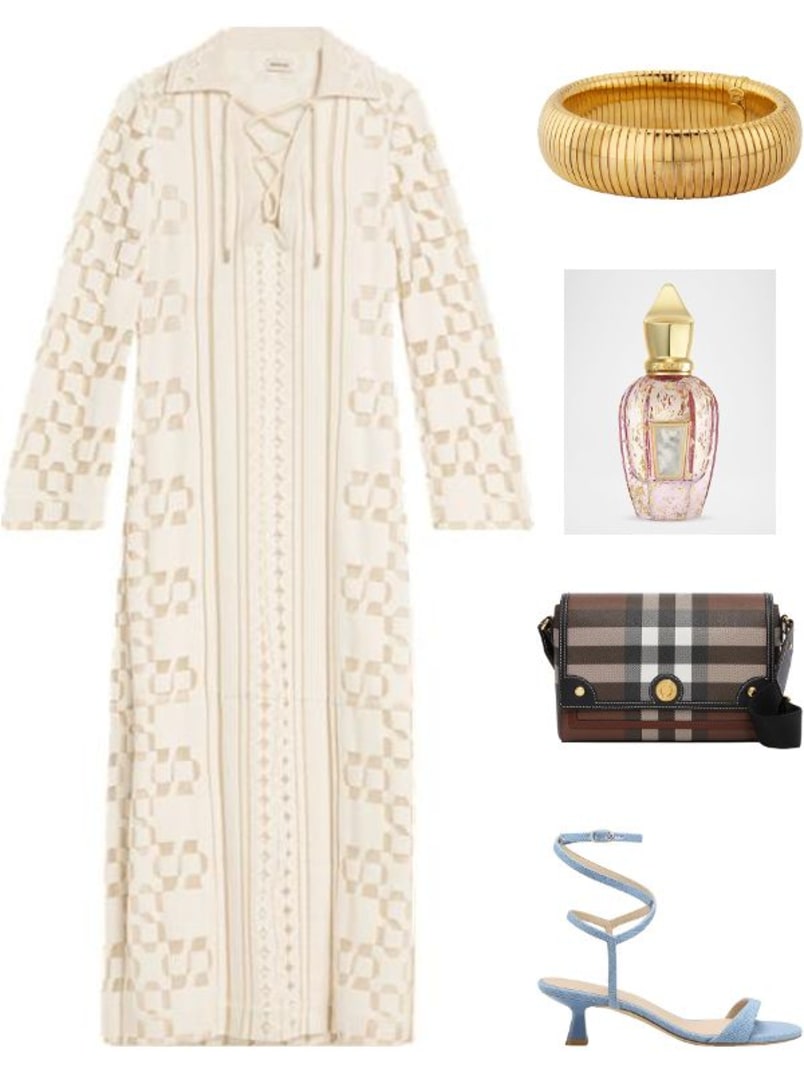 Wiliama Lace-Up Maxi Dress