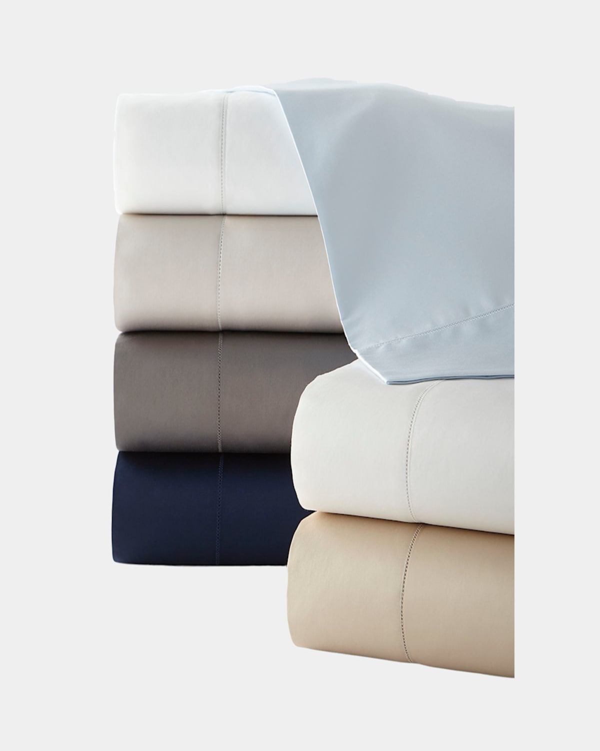 Shop Polo Ralph Lauren Organic Sateen Fitted Sheet, Queen In Platinum