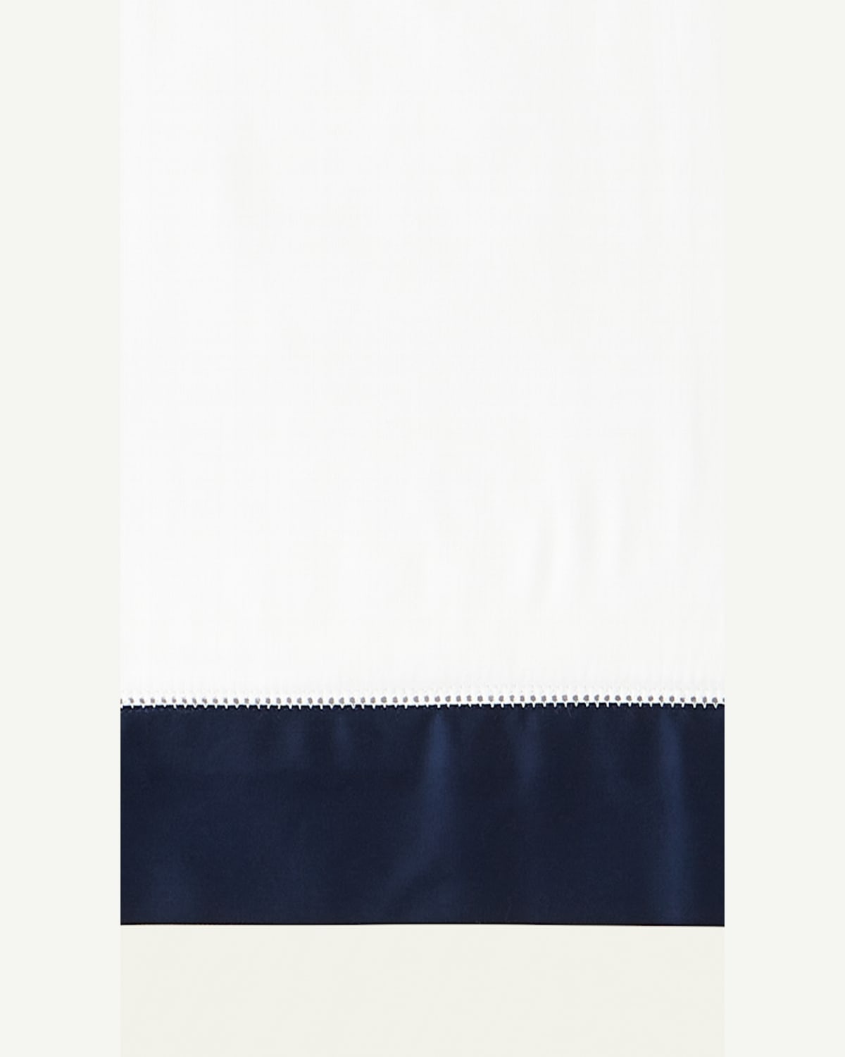 Polo Ralph Lauren Organic Sateen Border Standard Sham In Navy