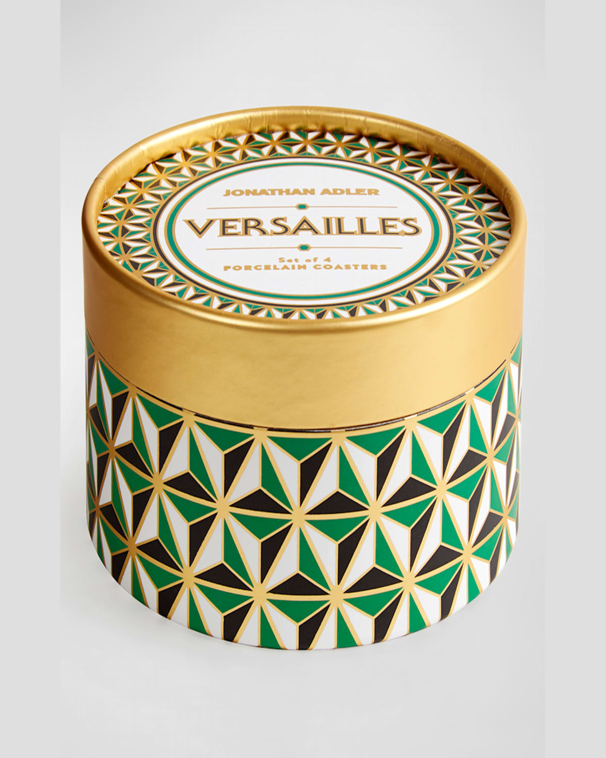 Jonathan Adler Versailles Coasters, 4-piece Set In Multi Colors