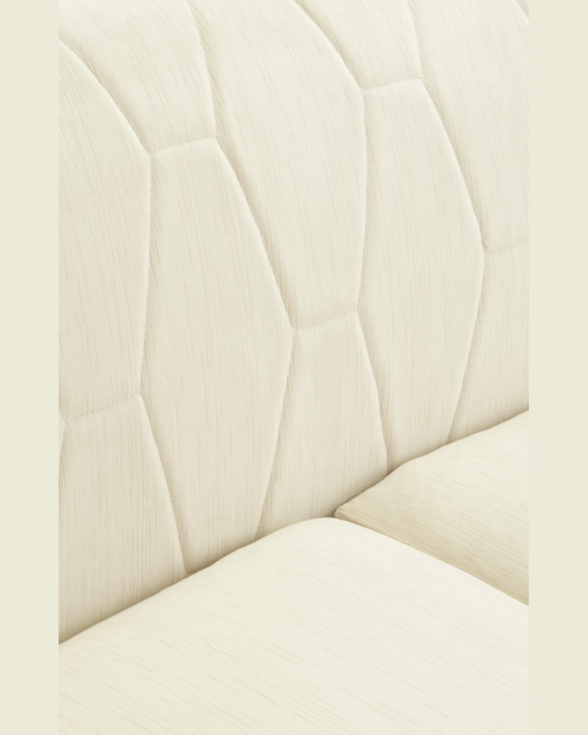 Shop Haute House Maxwell Tufted Sofa In Ivory