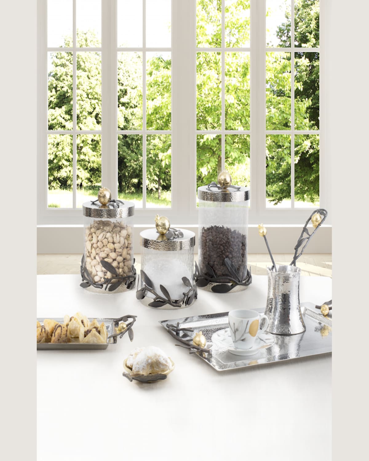 Michael Aram Pomegranate Stainless Steel Mini Tray