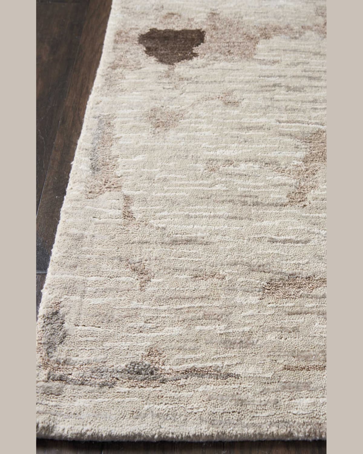 Christopher Guy Truffle Hand Knotted Rug, 9' X 12' In Natural Tan