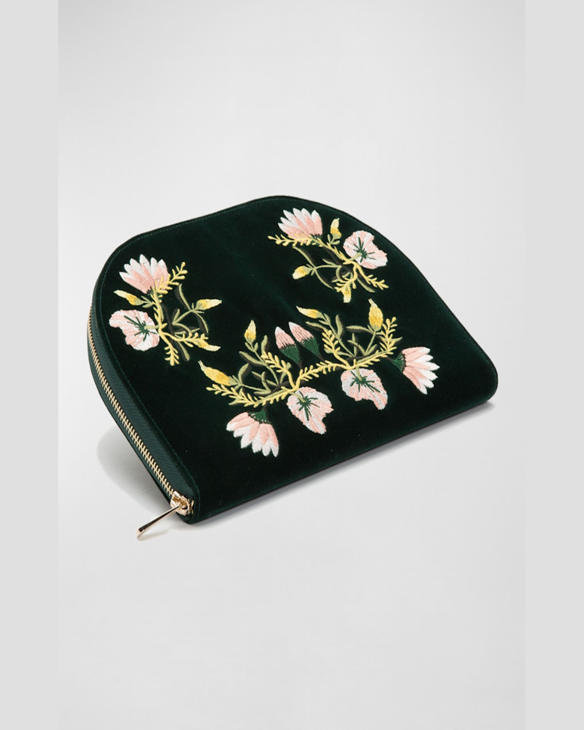 Wolf Zoe Jewelry Portfolio In Forest Green