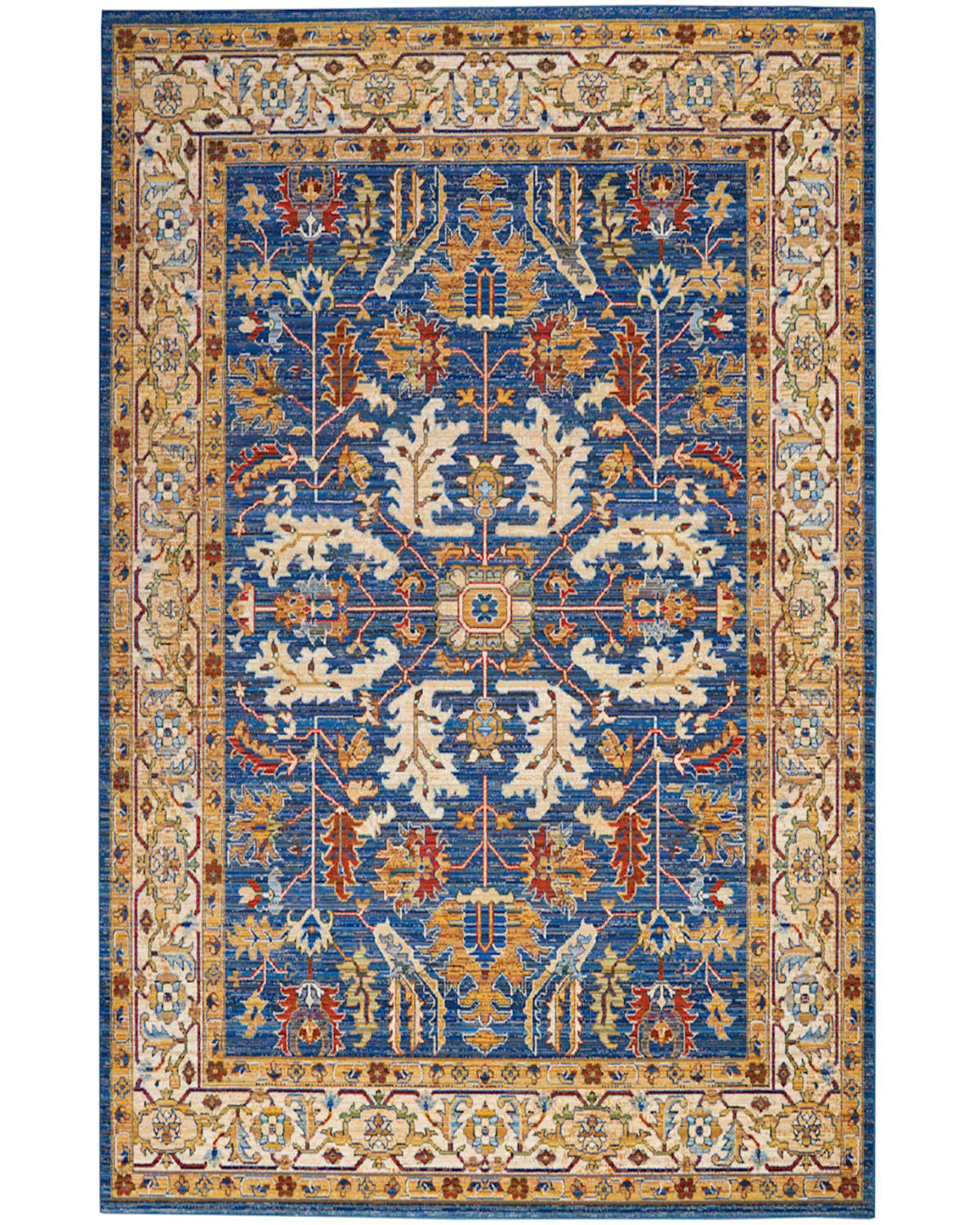 Nourcouture Stefani Loom-woven Rug, 6' X 8' In Blue