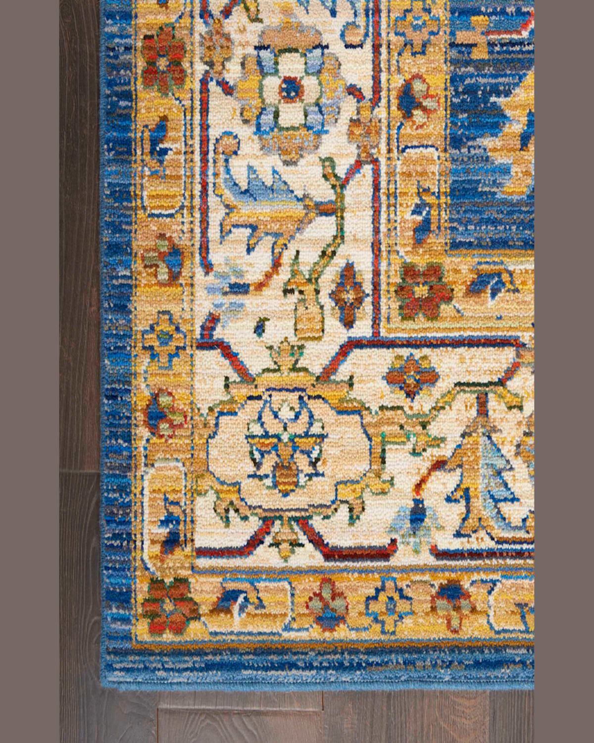 Nourcouture Stefani Loom-woven Rug, 6' X 8' In Blue