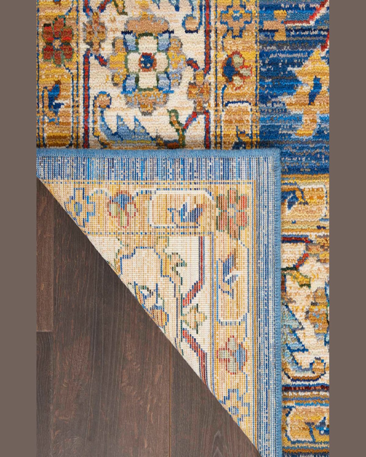 Nourcouture Stefani Loom-woven Rug, 6' X 8' In Blue